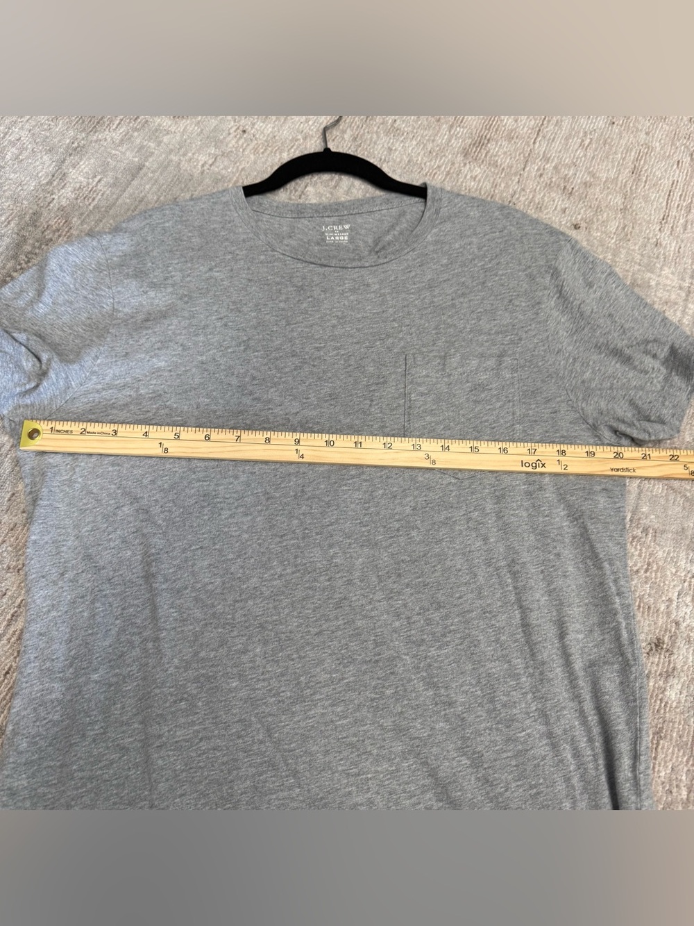 J. Crew Men’s Gray Pocket T-Shirt - Picture 6 of 7